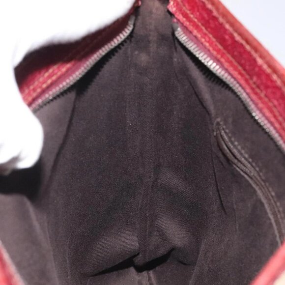 GUCCI GG Canvas Shoulder Bag Beige Silver 113013 Auth bs24171 - Picture 12 of 16